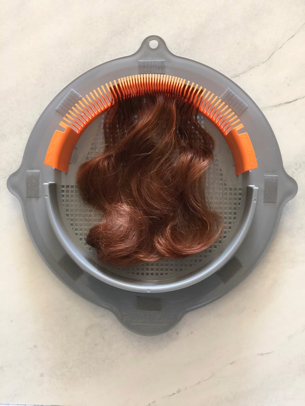 ProDry Disc styling accessory supporting a hairpiece
